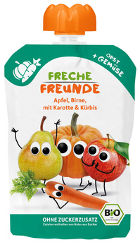 MUS JABŁKO GRUSZKA MARCHEW DYNIA  BEZ DOD. CUKRÓW BEZGLUTEN OD 6 MIES 00g