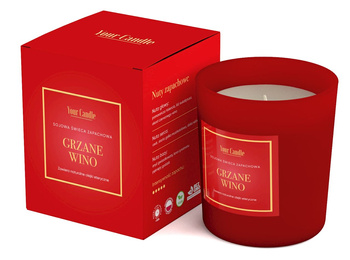 ŚWIECA SOJOWA ZAPACHOWA PREMIUM GRZANE WINO 210 ml - YOUR CANDLE