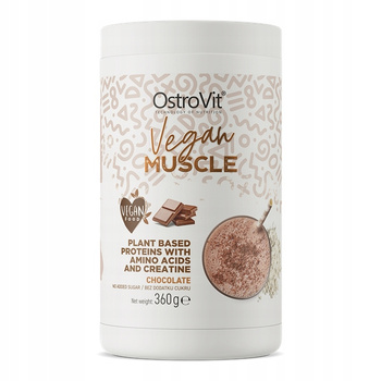 OstroVit Vegan Muscle 360 g SOY PEA PROTEIN ISOLATE CREATINE MONOHYDRATE