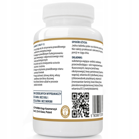 Diet supplement Alto Pharma B Complex vitamin B complex pills 120 pcs