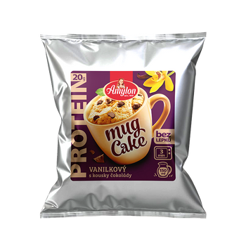 CIASTO PROTEINOWE WANILIOWE Z KAWAŁKAMI CZEKOLADY BEZGLUTEN 60g AMYLON