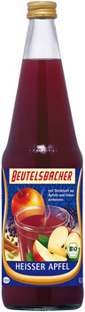 GRZANIEC BEZALKOHOLOWY JABŁKO CZARNY BEZ  BIO 700 ml - BEUTELSBACHER