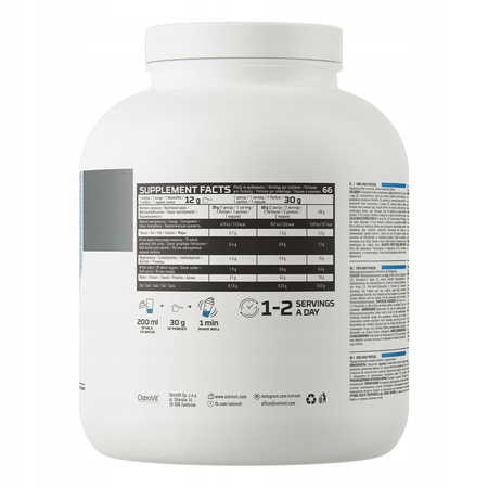 OstroVit 100% Whey Protein 2000 g protein strawberry