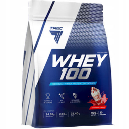 Odżywka białkowa - WPC Trec Nutrition proszek 900 g smak czekoladowy
