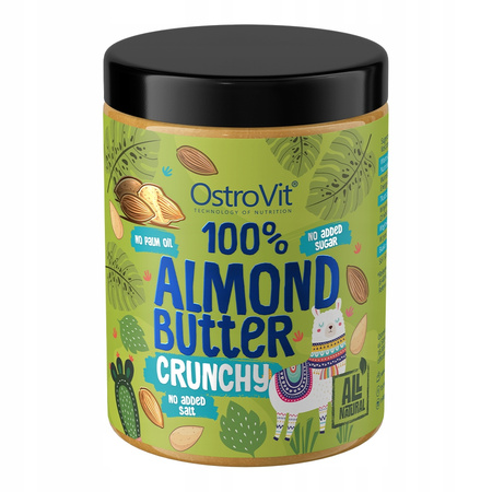 Ostrovit 100% Almond Butter 1000 g - Crunchy