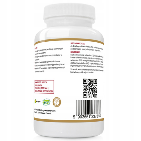Diet supplement Alto Pharma Żelazo FeMale iron capsules 120 pcs