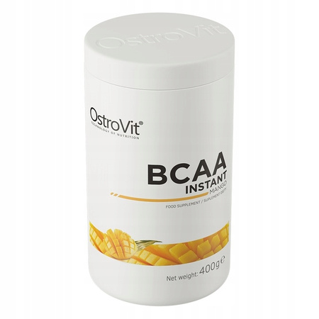 BCAA INSTANT AMINO ACIDS LEUCINE 400g - OstroVit Mango flavored