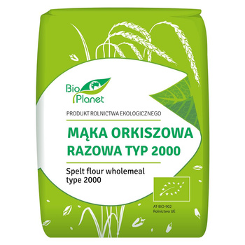 MĄKA ORKISZOWA RAZOWA TYP 2000 BIO 1 kg - BIO PLANET
