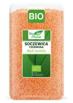 SOCZEWICA CZERWONA BIO 1 kg - BIO PLANET