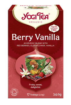 HERBATKA CZERWONE OWOCE - WANILIA BIO (17 x 2 g) 34 g - YOGI TEA