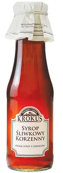 SYROP ŚLIWKOWY KORZENNY 355 g (280 ml) - KROKUS (PRODUKT SEZONOWY)