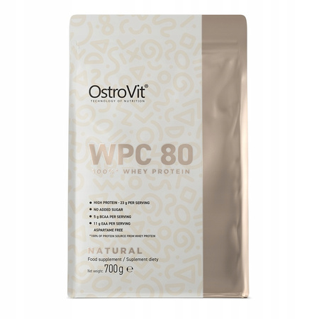 Protein supplement concentrate - WPC OstroVit powder 700 g natural flavor