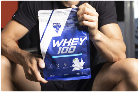 Odżywka białkowa - WPC Trec Nutrition proszek 900 g smak czekoladowy