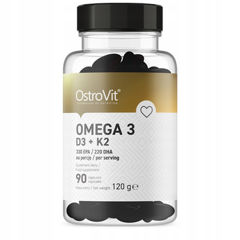 OstroVit Omega 3 D3+K2 dietary supplement 90 capsules