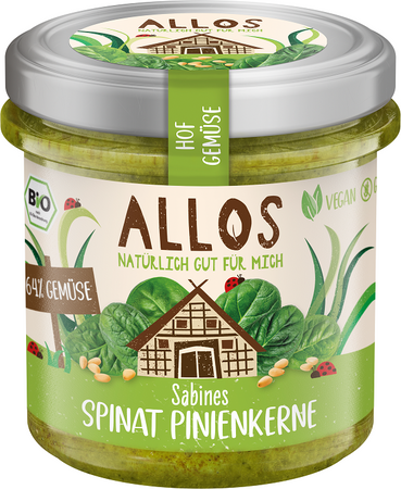 PASTA WARZYWNA ZE SZPINAKIEM I ORZESZKAMI PINIOWYMI BEZGLUTEN  BIO 135g 