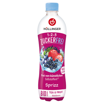 LEMONIADA O SMAKU OWOCÓW LEŚNYCH BEZ CUKRU BIO 500 ml - HOLLINGER