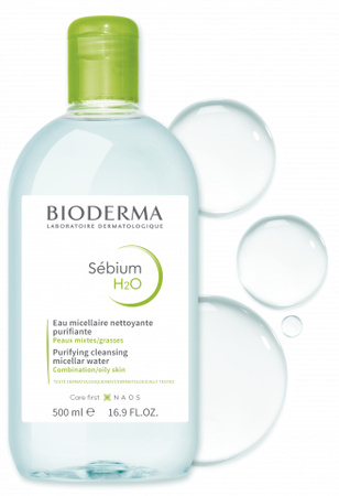 Bioderma Sebium H2O Micellar Liquid for Oily and Combination Skin 500ml