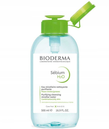 Bioderma Sebium H2O Micellar Liquid for Oily and Combination Skin 500ml