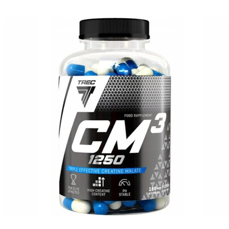 Jabłczan kreatyny Trec Nutrition CM3 180 kaps.