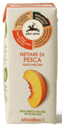 NEKTAR BRZOSKWINIOWY BIO 200 ml - ALCE NERO