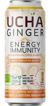 NAPÓJ Z YERBA MATE I GUARANĄ FAIR FOR LIFE BIO 330 ml - UCHA