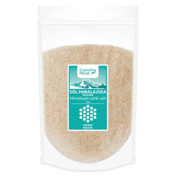 SÓL HIMALAJSKA RÓŻOWA DROBNO MIELONA 1 kg - CRYSTALLINE PLANET