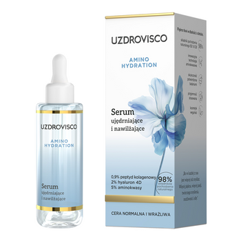 SERUM DO TWARZY UJĘDRNAJĄCO - NAWILŻAJĄCE 30 ml - UZDROVISCO