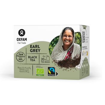 HERBATA CZARNA EARL GREY FAIR TRADE BIO (20 x 1,8 g) 36 g - OXFAM