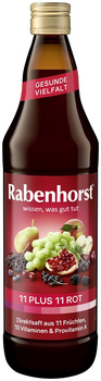 SOK WIELOOWOCOWY(CZERWONY)MULTIWITAMINA 11 PLUS 11 NFC 750 ml - RABENHORST