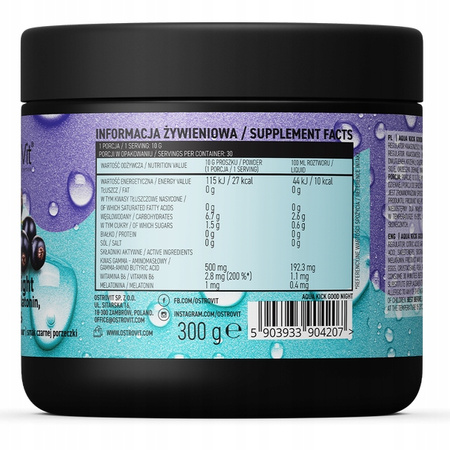 Drink black currant Ostrovit 300 g