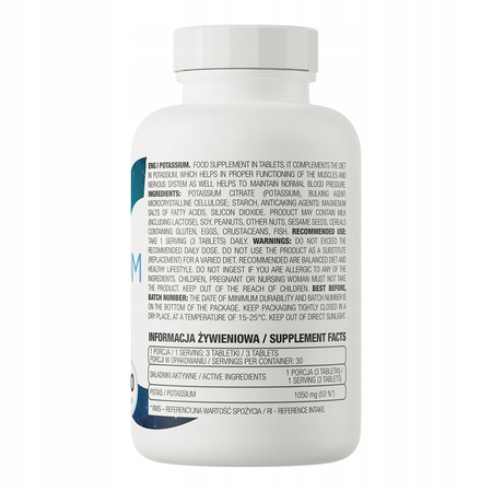 Dietary supplement OstroVit Potassium 128 g tablets 90 pcs.