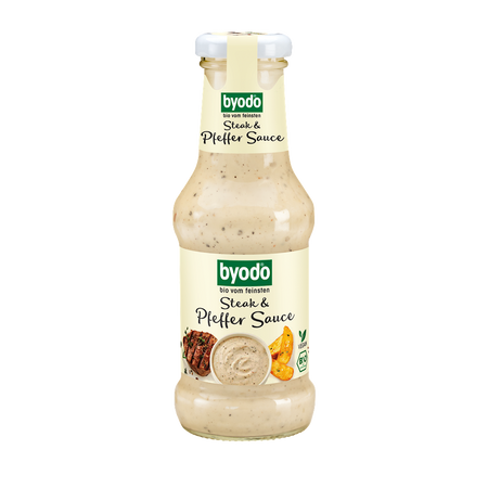 SOS PIEPRZOWY DO STEKÓW BEZGLUTENOWY BIO 250 ml - BYODO