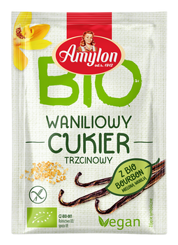 CUKIER Z WANILIĄ BOURBON BEZGLUTENOWY BIO 20 g - AMYLON