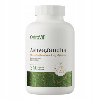 OstroVit Ashwagandha 240 caps 7.2% PIPERINE 95%