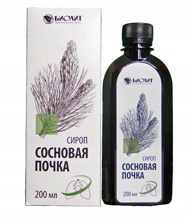 Dietary supplement Biolit SYRUP FROM PINE BUDS