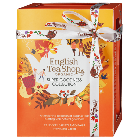 KOLEKCJA HERBATEK OWOCOWO ZIOŁOWYCH BIO(6 SMAKÓW)(12x2g)24g ENGLISH TEA