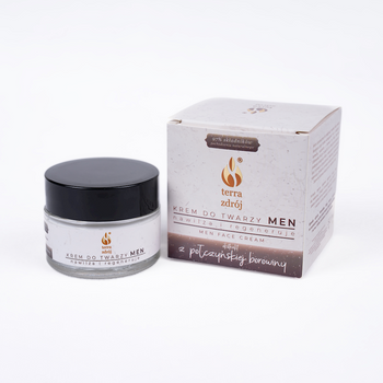 KREM DO TWARZY DLA MĘŻCZYZN NAWILŻAJĄCO - REGENERUJĄCY 50ml TERRA ZDRÓJ