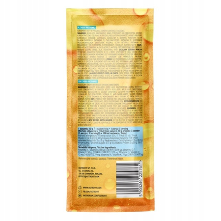 OstroVit Aqua Kick ADEK 10 g Orange VITAMIN SET