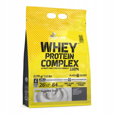 Olimp Whey Protein Complex 700g Biała Czekolada i Malina Białko WPC WPI