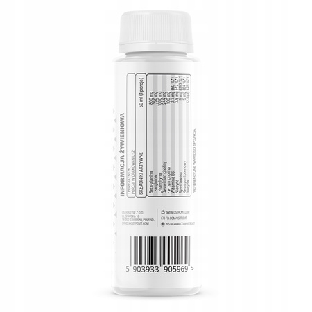 OSTROVIT Fat Burner Shot Without Caffeine 100 ml