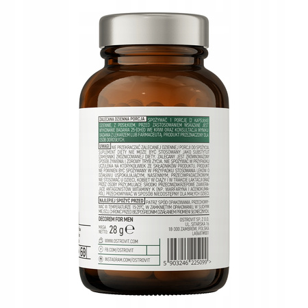 OSTROVIT DECOREM VITAMINS FOR MEN 60 CAPS