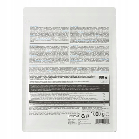 OstroVit Erythritol 1 kg ERYTHROL NATURAL SWEETENER