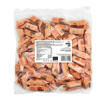 KRÓWKI TOFFI BEZMLECZNE BEZGLUTENOWE BIO 1 kg - ME GUSTO (SUPER FUDGIO)