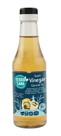 OCET RYŻOWY DO SUSHI NIESŁODZONY FILTROWANY BEZGLUTENOWY BIO 250 ml
