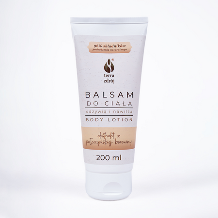 BALSAM DO CIAŁA ODŻYWCZO NAWILŻAJĄCY 200g TERRA ZDRÓJ (SERIA BOROWINOWA)