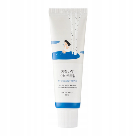 UV protection cream for face Round Lab Birch 50 SPF for day 50 ml