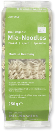 MAKARON (ORKISZOWY) NOODLE INSTANT BIO 250 g - ALB-GOLD