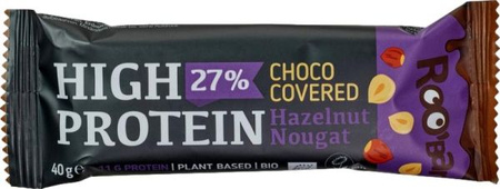 BATON PROTEINOWY Z ORZECHAMI LASKOWYMI  BEZGLUTEN BIO 40g 