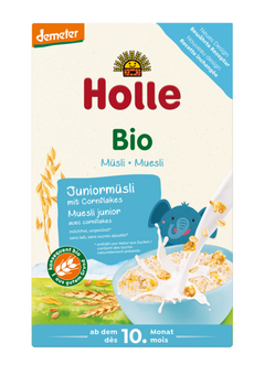 MUSLI JUNIOR Z PŁATKAMI KUKURYDZIANYMI BEZ DODATKU CUKRÓW OD 10 MIES 250g