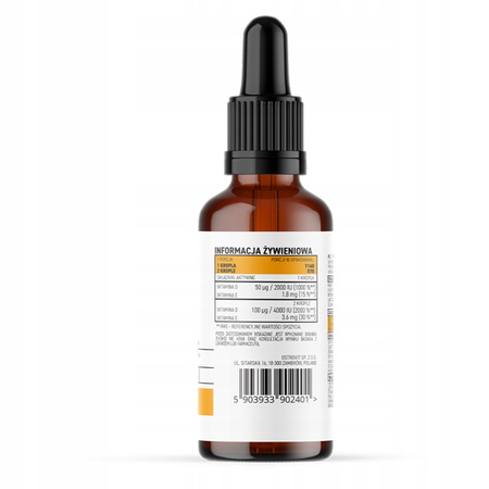 Diet supplement OstroVit Witamina D3 4000 w kroplach 30 ml drops 30 ml